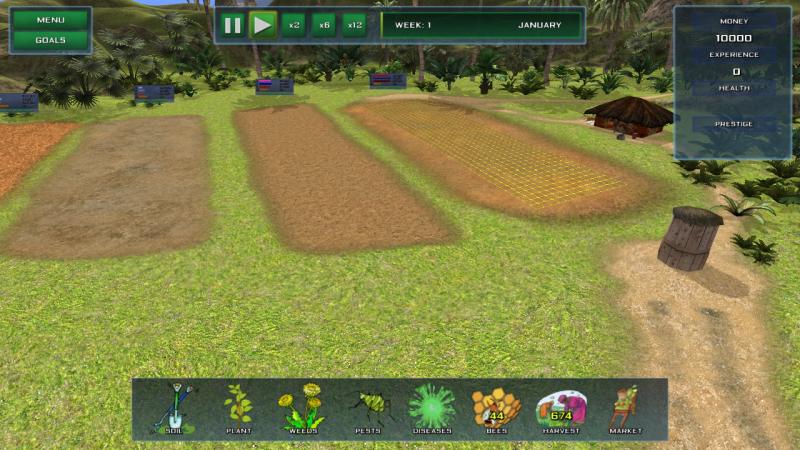 Use a variety of techniques with a variety of crops to make this subsistence farm successful